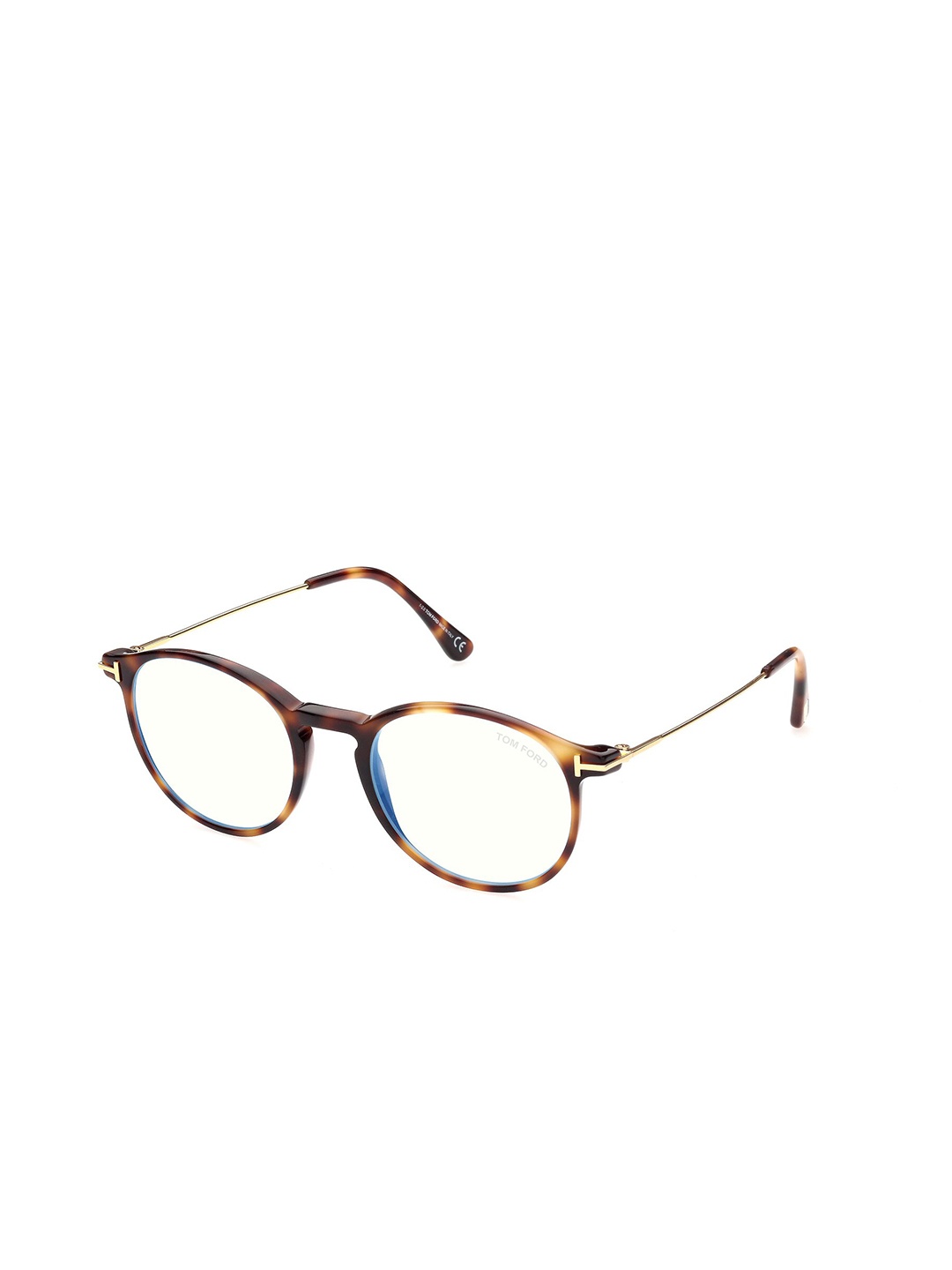 

Tom Ford Men Abstract Full Rim Round Frames FT5759-B_053, Transparent