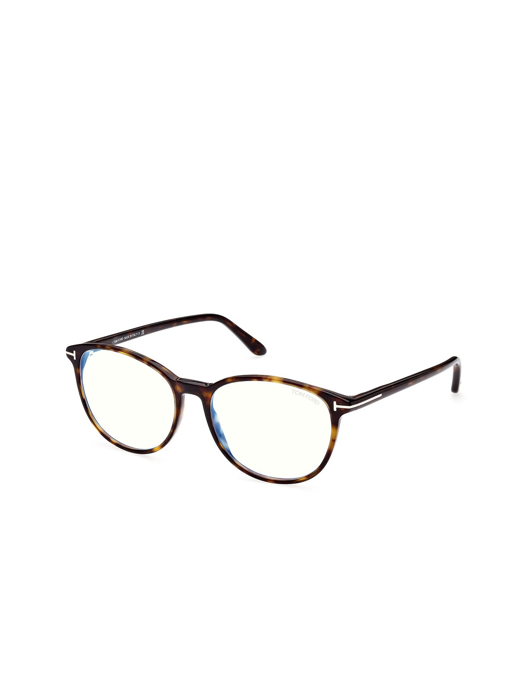 

Tom Ford Women Abstract Full Rim Cateye Frames FT5810-B_052, Transparent