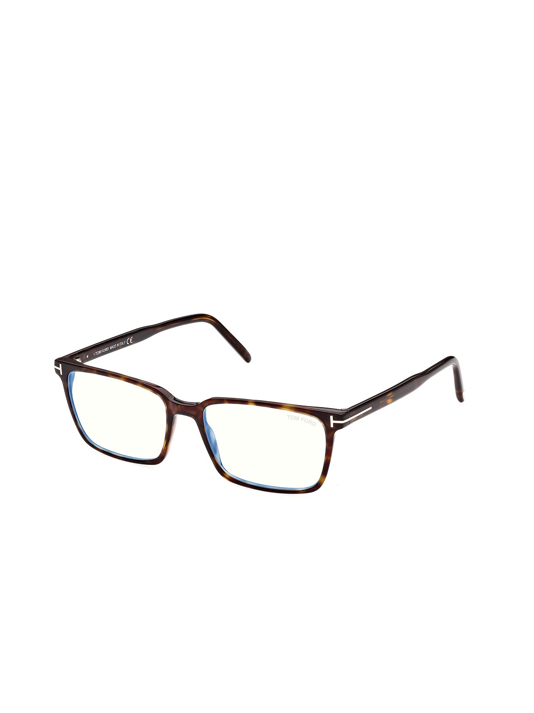 

Tom Ford Men Full Rim Rectangle Frames FT5802-B_052, Transparent