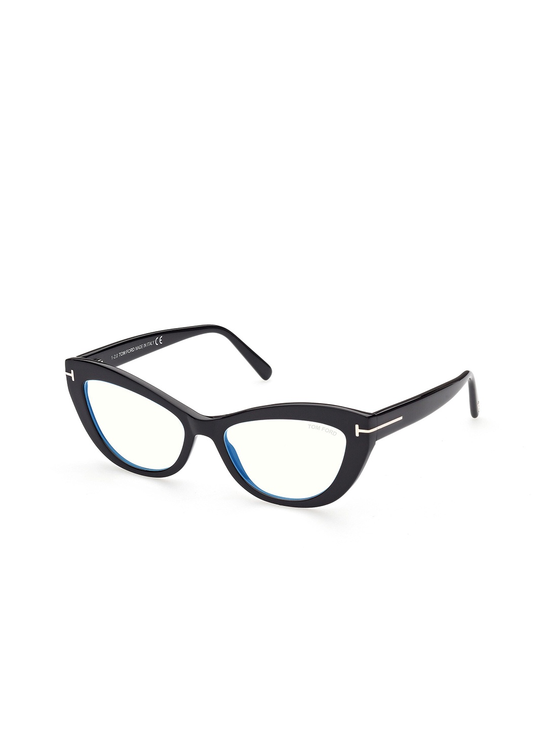 

Tom Ford Women Full Rim Cateye Frames FT5765-B_001, Transparent