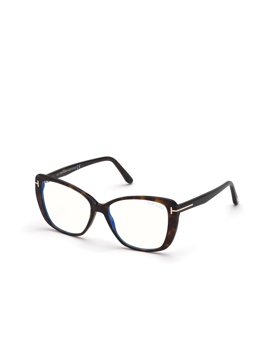 

Tom Ford Women Transparent Abstract Full Rim Square Frames, Brown