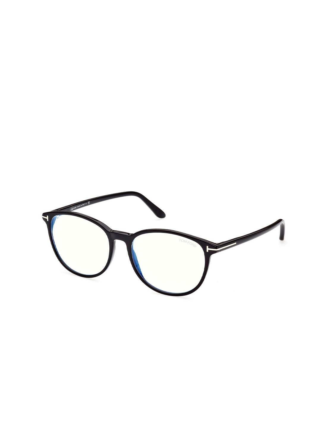 

Tom Ford Women Transparent Abstract Full Rim Oval Frame FT5810-B_001, Blue