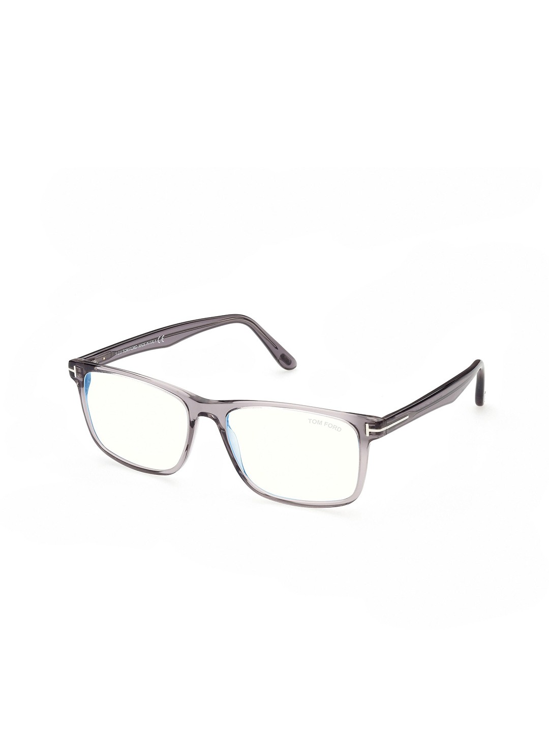 

Tom Ford Men Full Rim Square Frames FT5752-B_020, Transparent