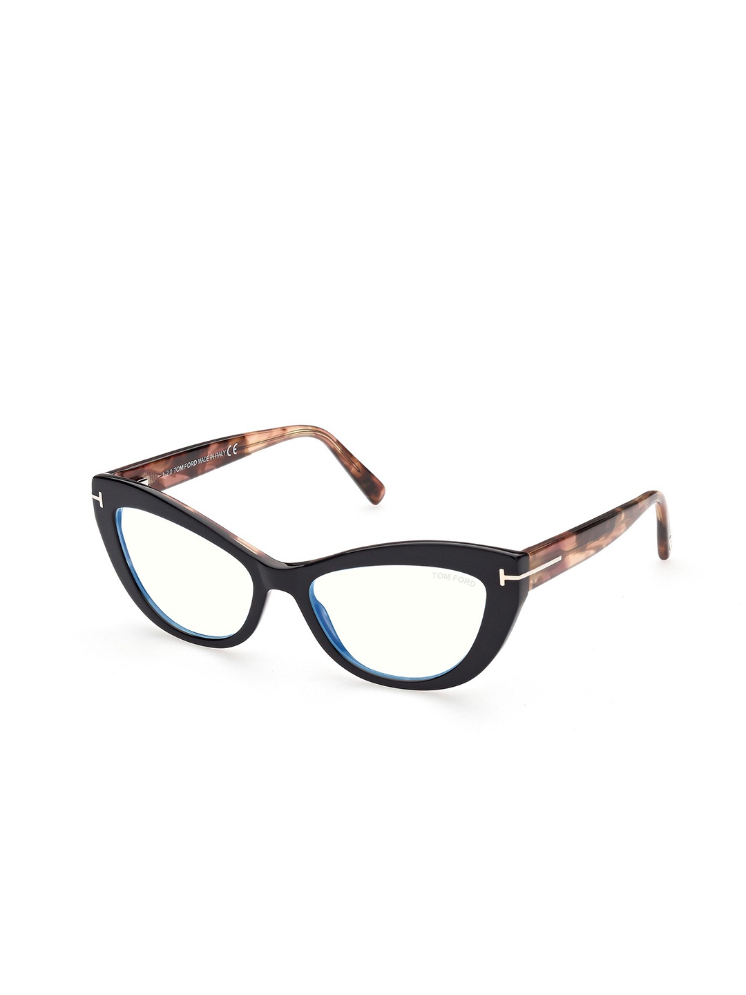

Tom Ford Women Full Rim Cateye Frames FT5765-B_005, Transparent