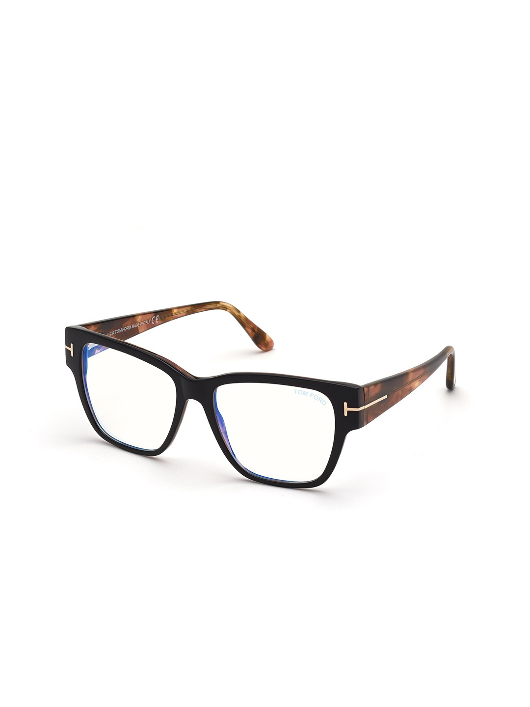 

Tom Ford Women Abstract Full Rim Square Frames FT5745-B_005, Transparent