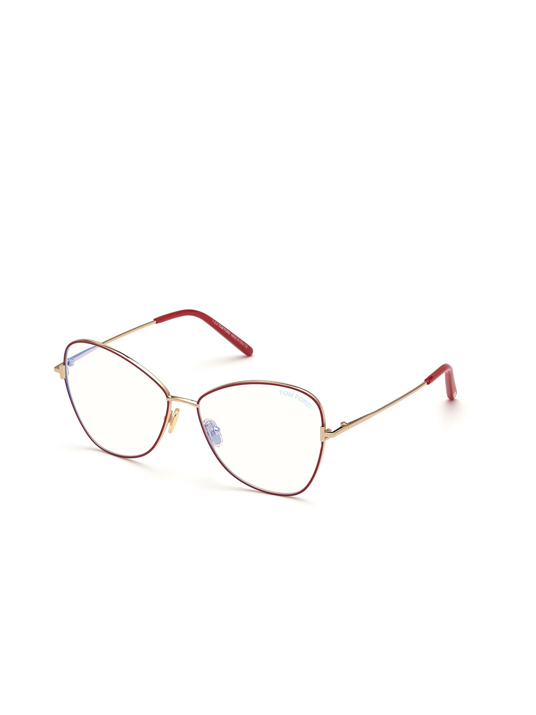 

Tom Ford Women Full Rim Butterfly Frames FT5738-B_075, Transparent