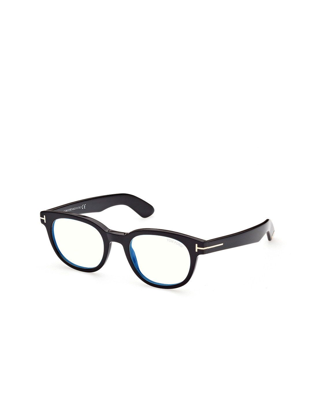 

Tom Ford Men Full Rim Round Frames FT5807-B_001, Transparent