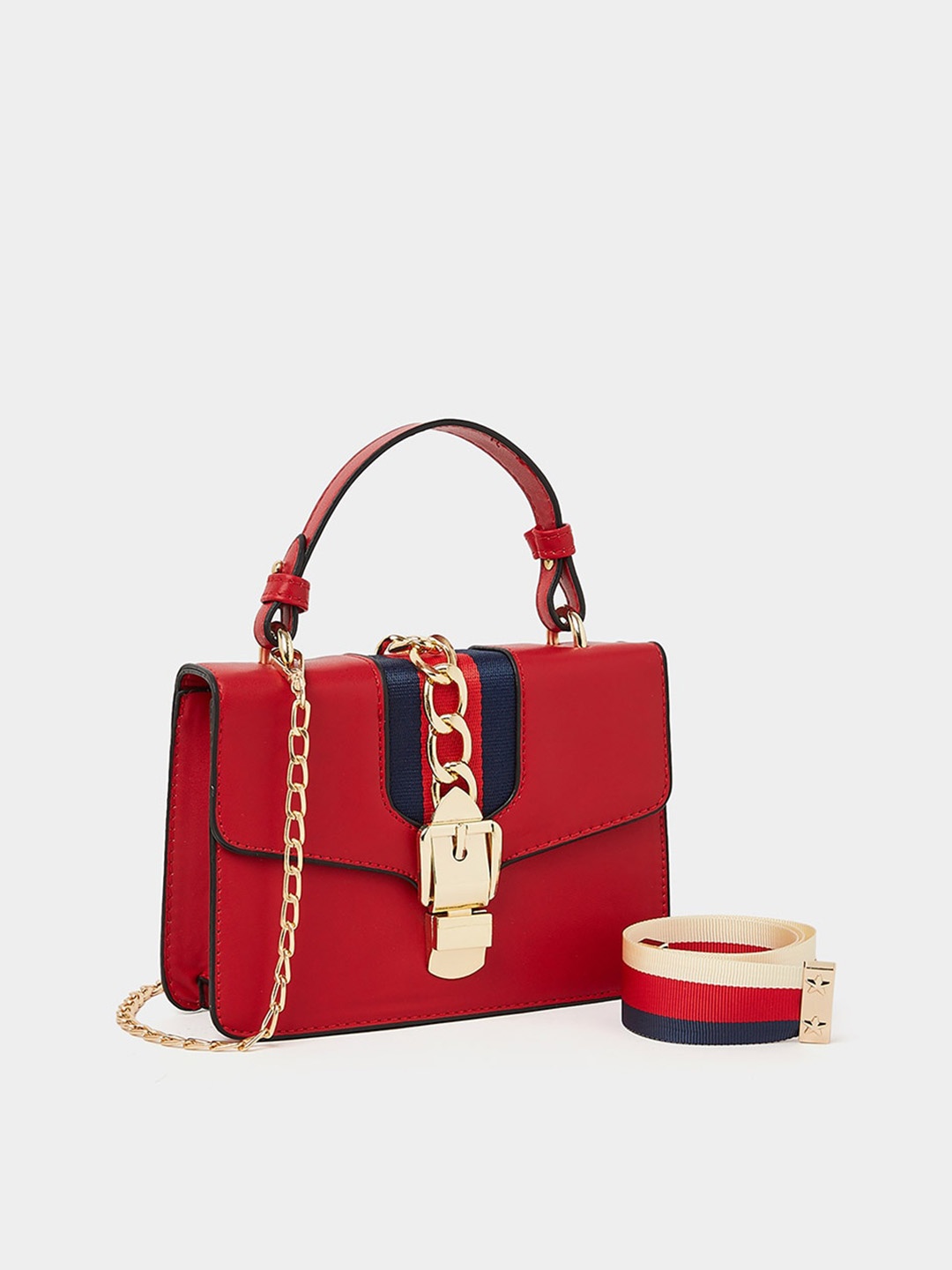 

Styli PU Structured Handheld Bag, Red