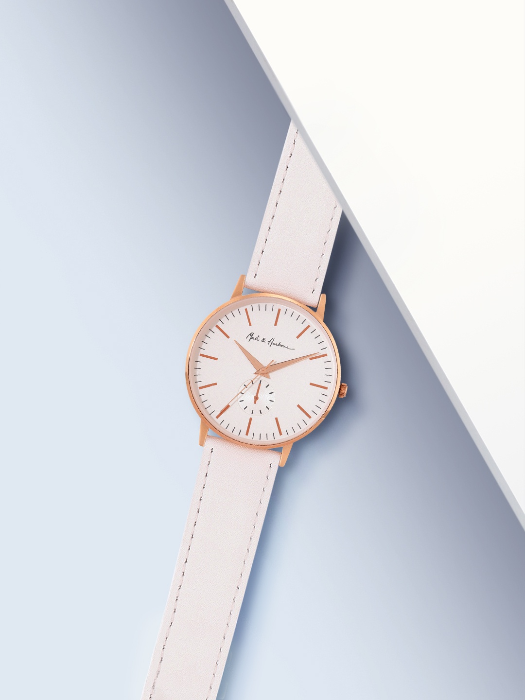 

Mast & Harbour Women Analogue Watch MH-01-01A-Rose Gold, White