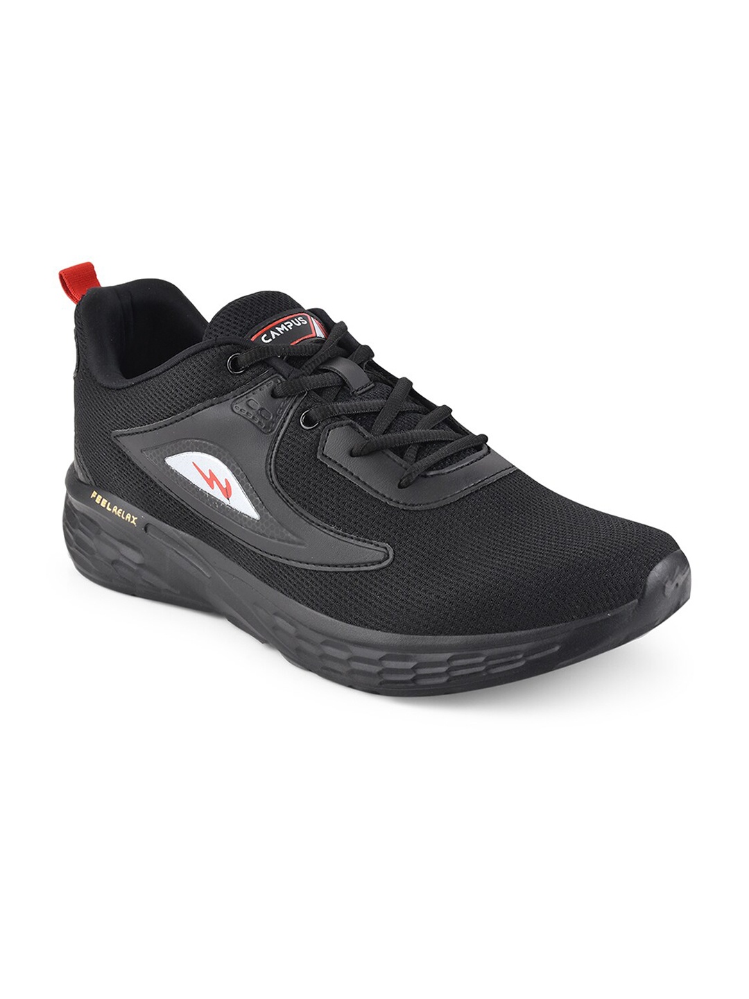 

Campus Men Camp Dean Mesh Running Shoes, Black