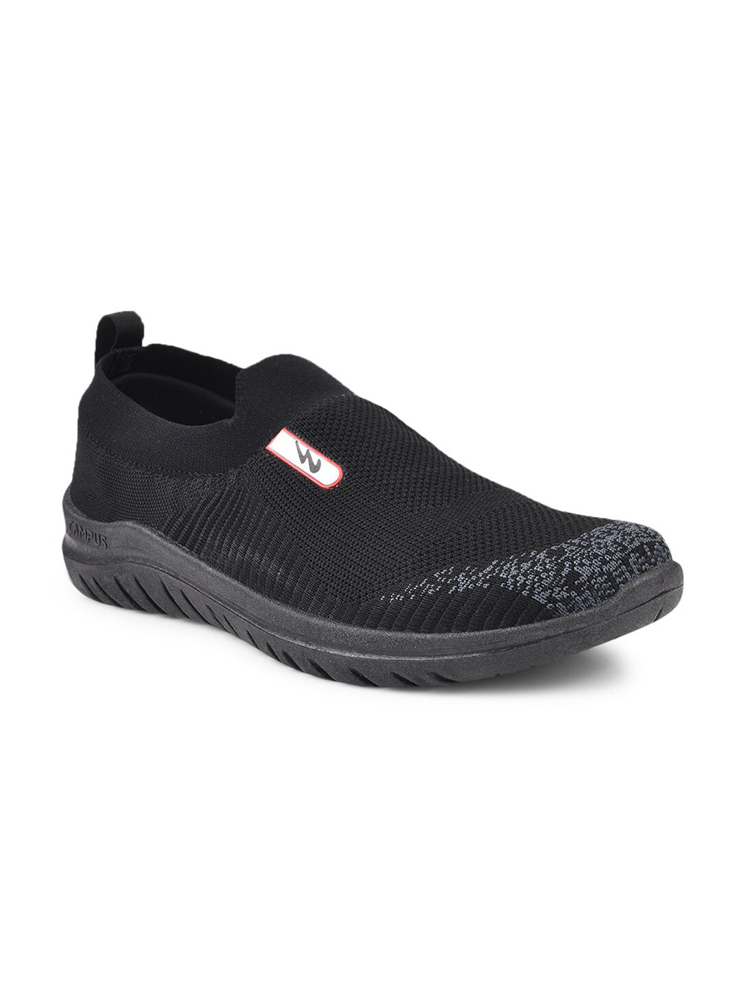 

Campus Men Gale-02 Mesh Walking Shoes, Black