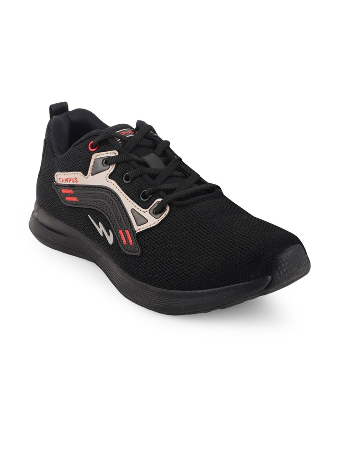 

Campus Men Dallin Max Mesh Running Shoes, Black