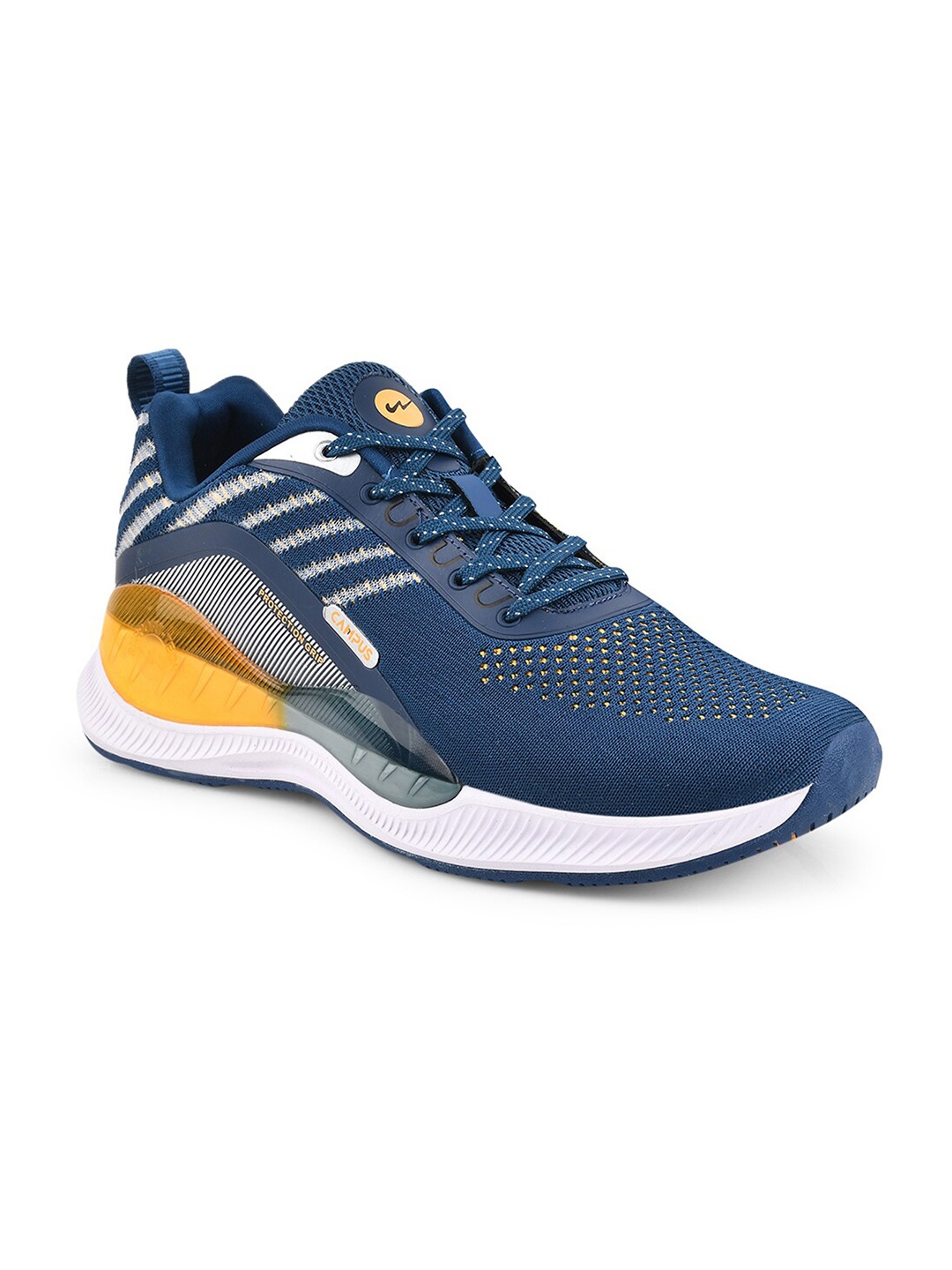 

Campus Men Guide Mesh Running Shoes, Navy blue