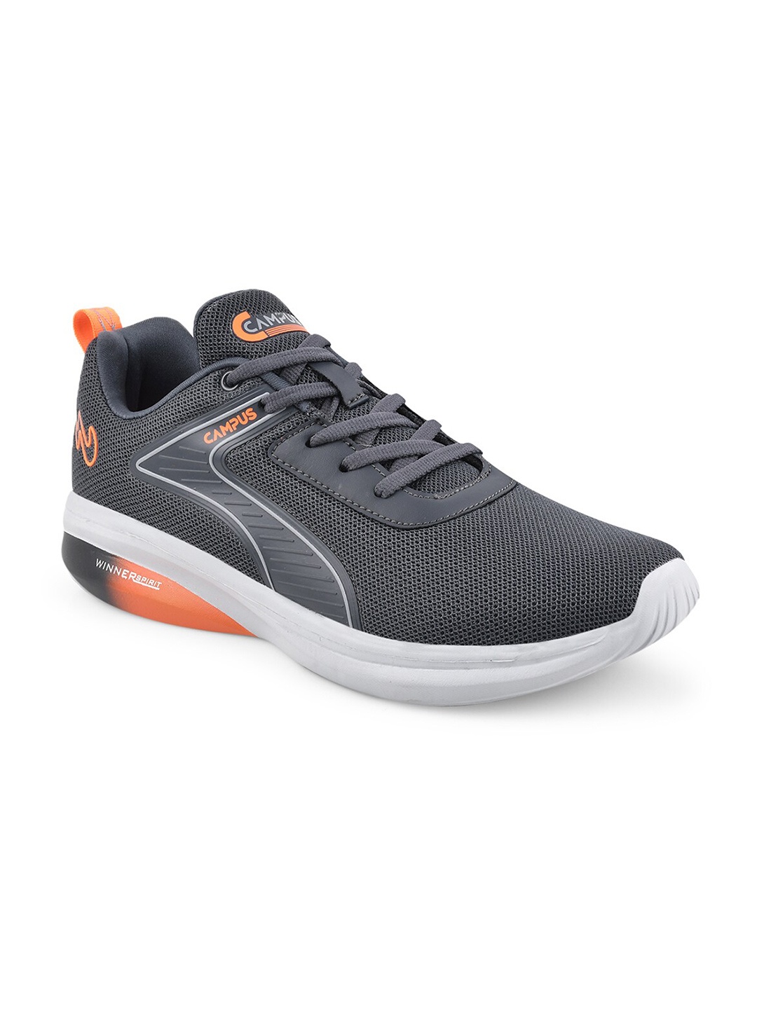 

Campus Men Camp-Thrive Mesh Running Shoes, Grey