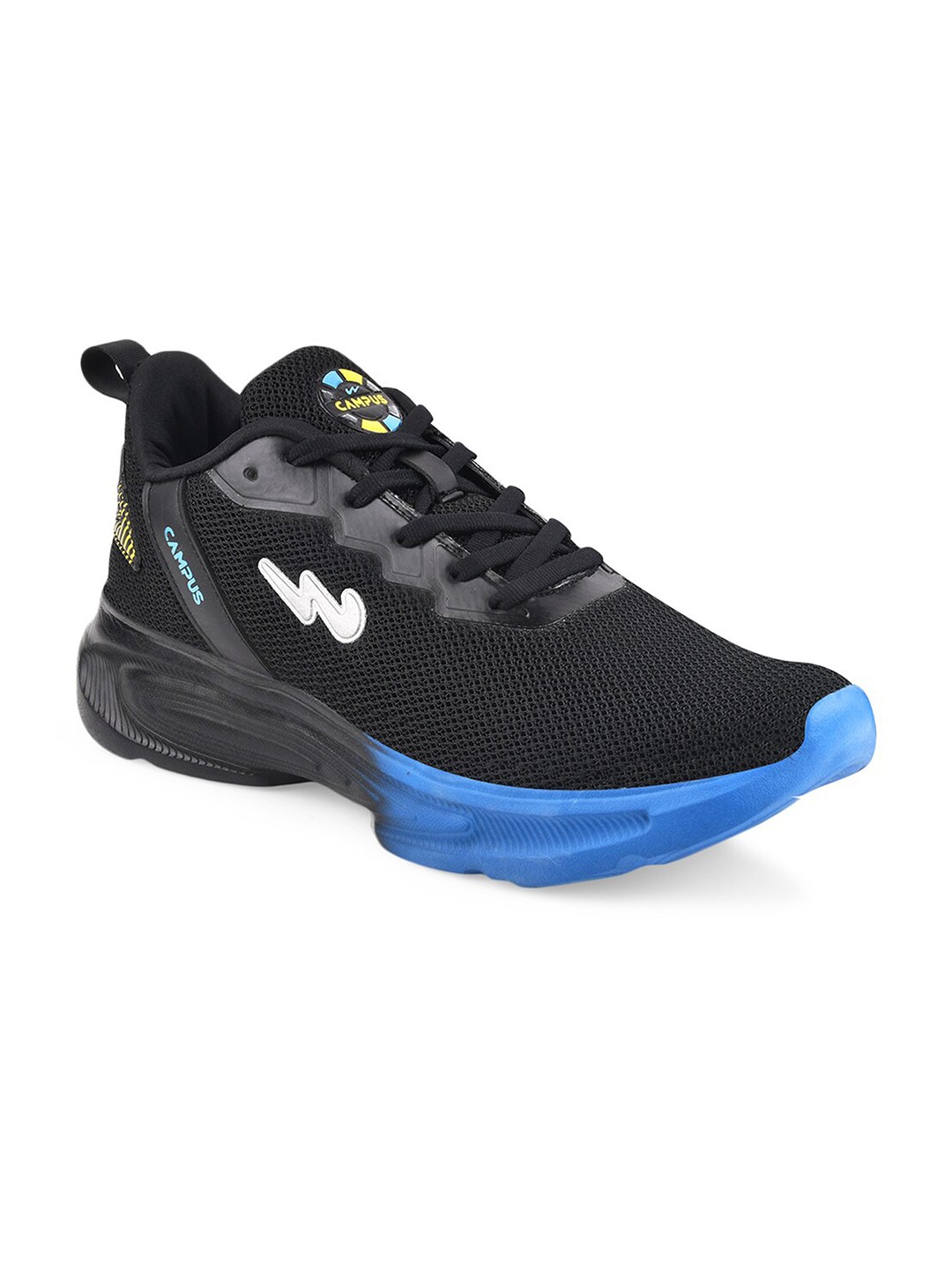 

Campus Men Camp Adwin Mesh Running Shoes, Black