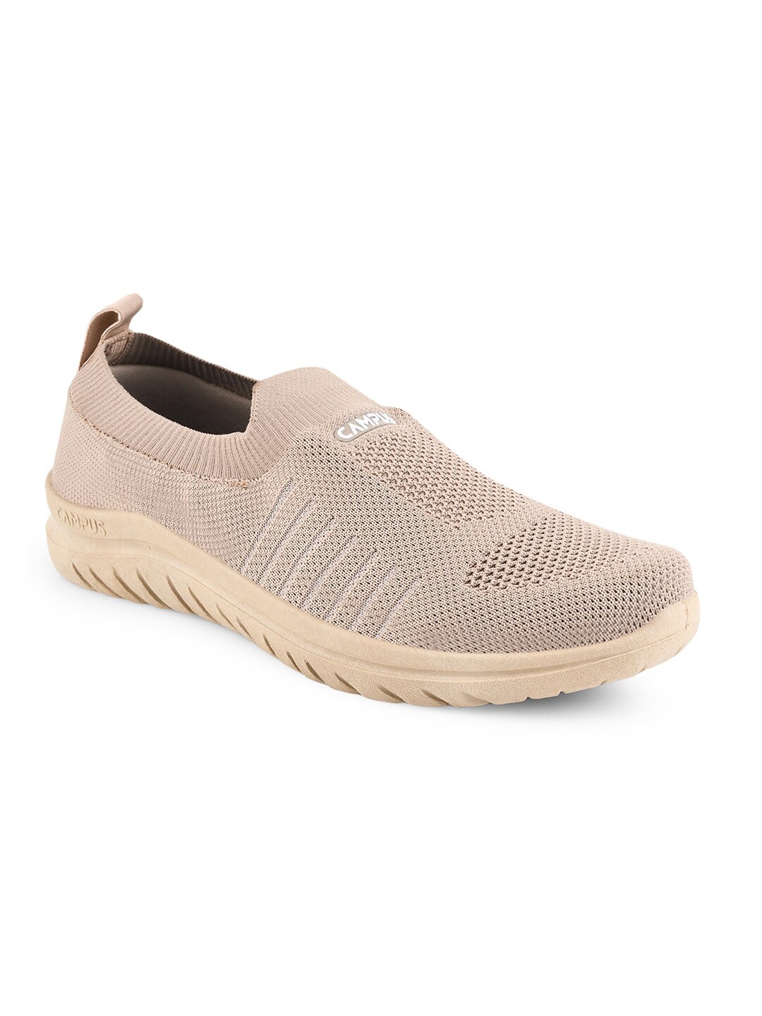 

Campus Men Gale-01 Mesh Walking Shoes, Beige