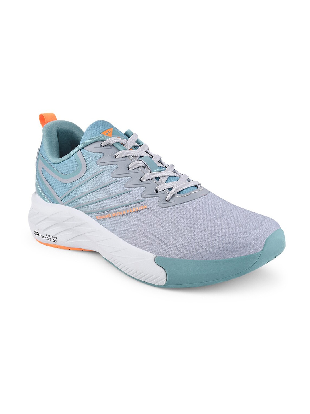 

Campus Men Camp-Grain Mesh Running Shoes, Grey