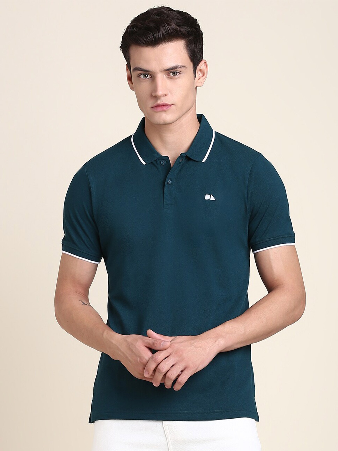 

Dennis Lingo Polo Collar Regular Fit T-shirt, Teal