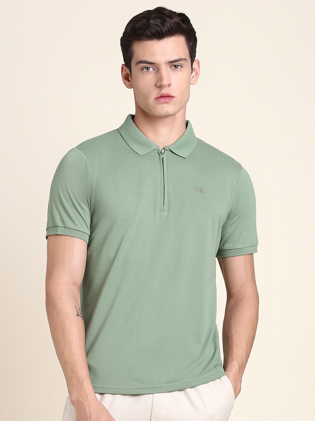 

Dennis Lingo Polo Collar T-shirt, Green