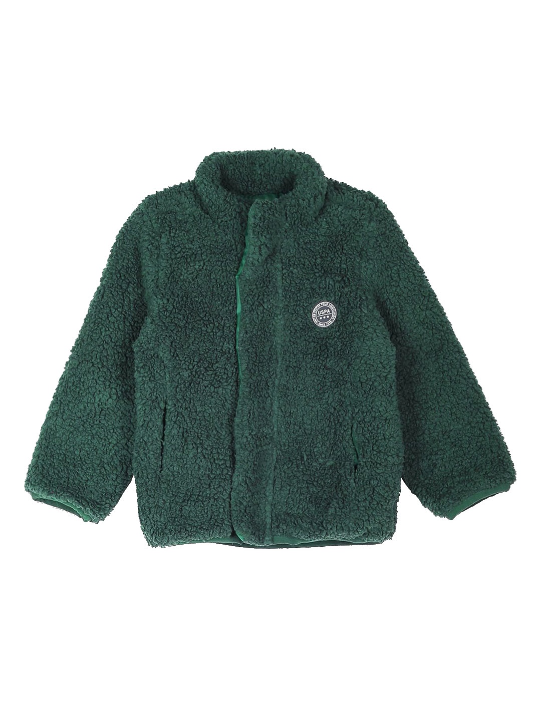 

U.S. Polo Assn. Kids Boys Longline Bomber Jacket, Green