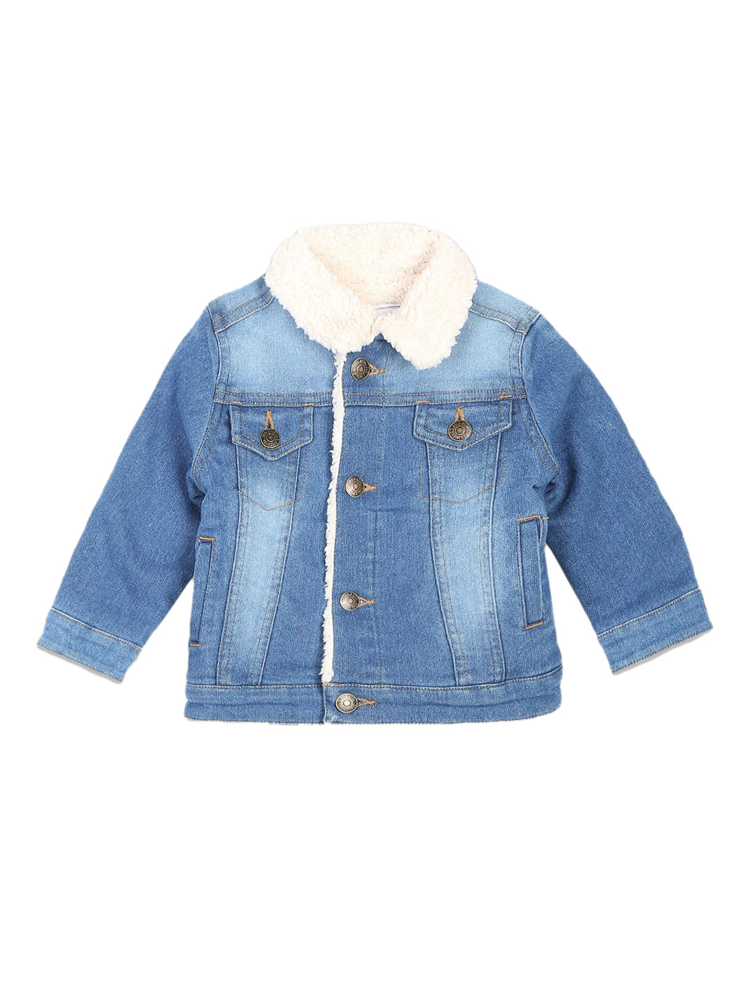 

U.S. Polo Assn. Kids Boys Washed Denim Jacket, Blue