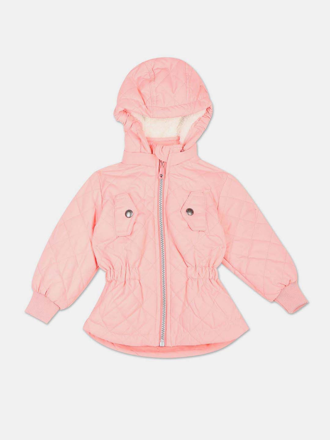 

U.S. Polo Assn. Kids Girls Hooded Puffer Jacket, Pink
