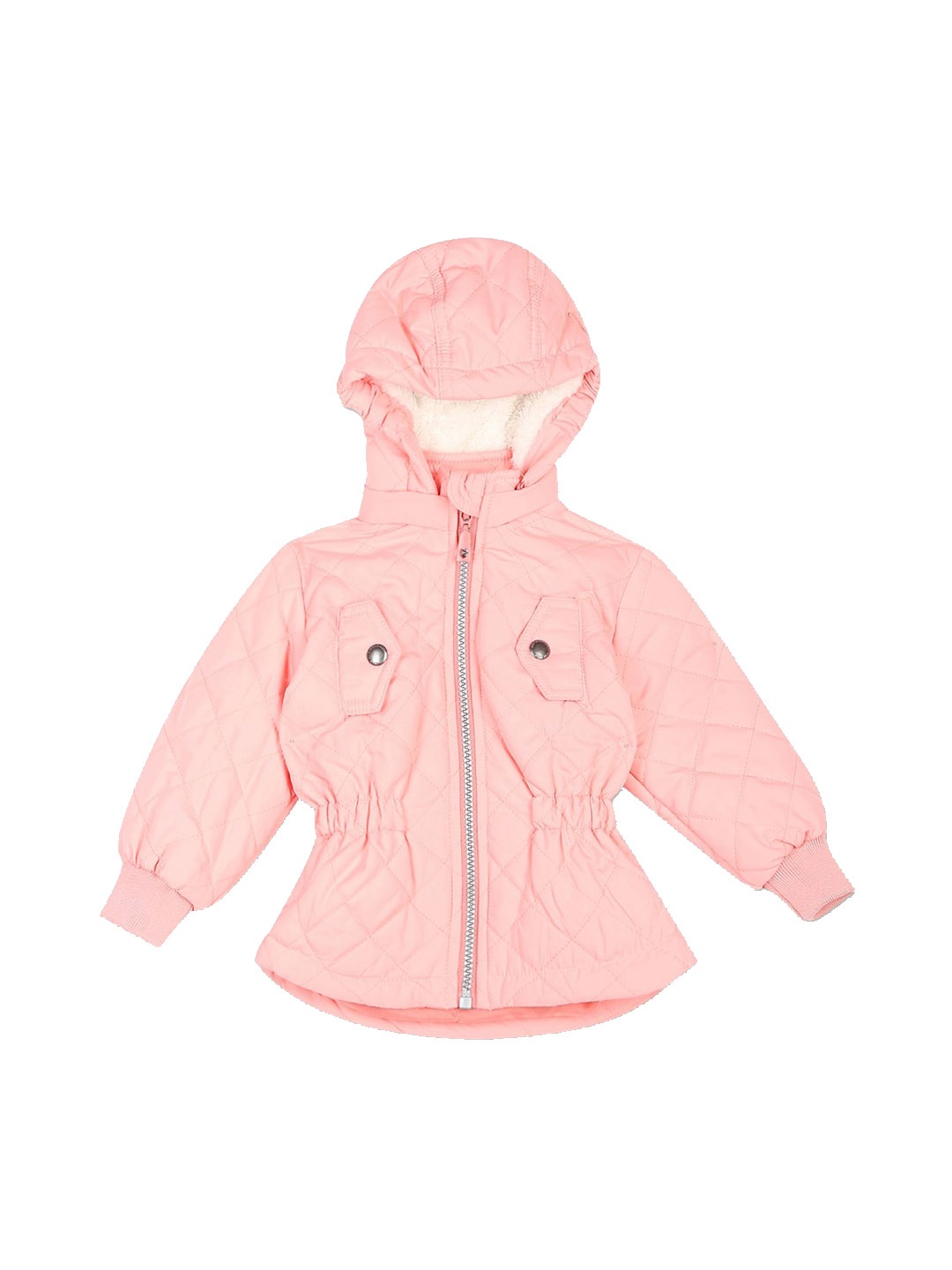 

U.S. Polo Assn. Kids Girls Hooded Puffer Jacket, Pink