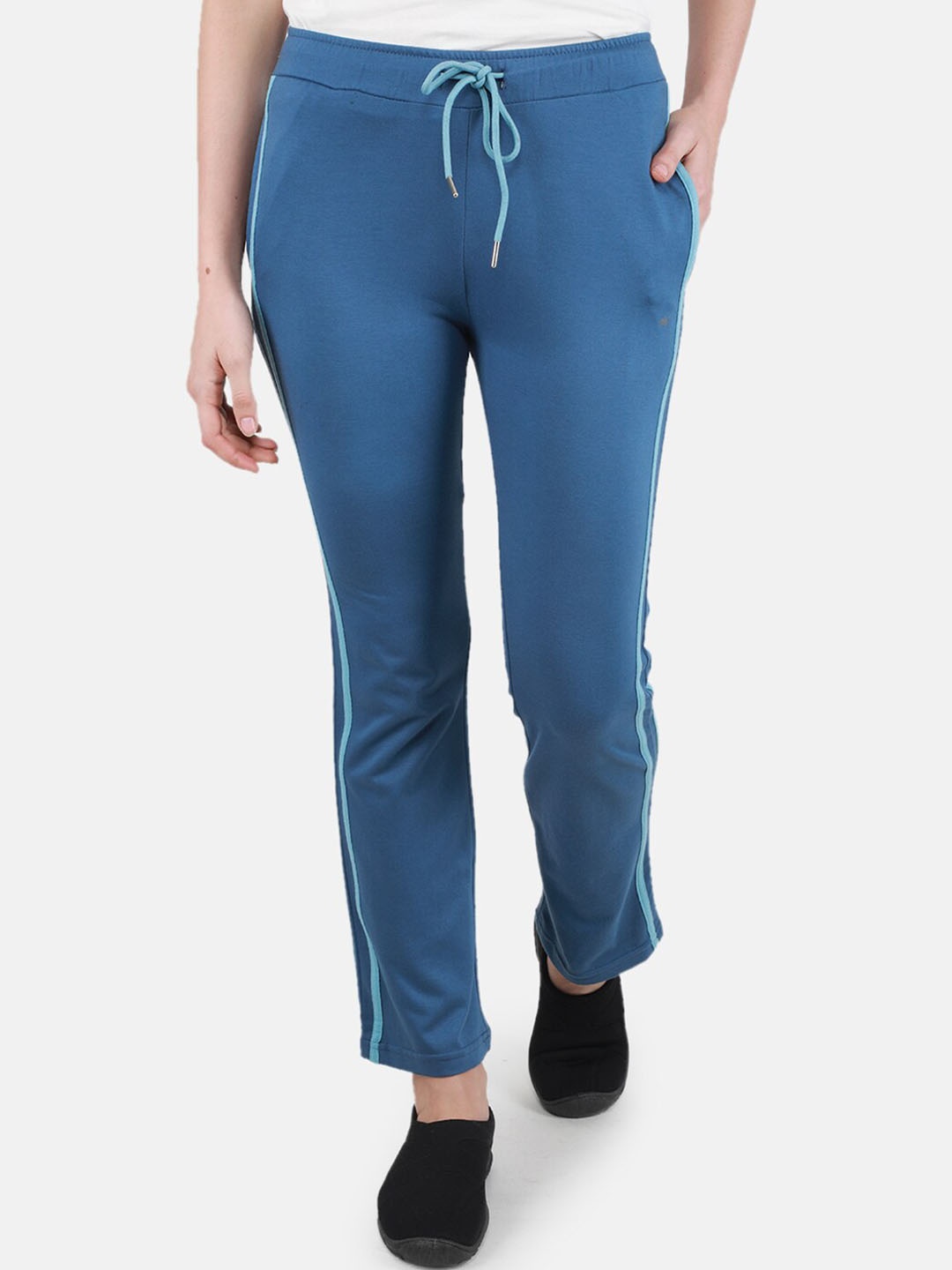 

Monte Carlo Women Regular Fit Track Pants, Blue