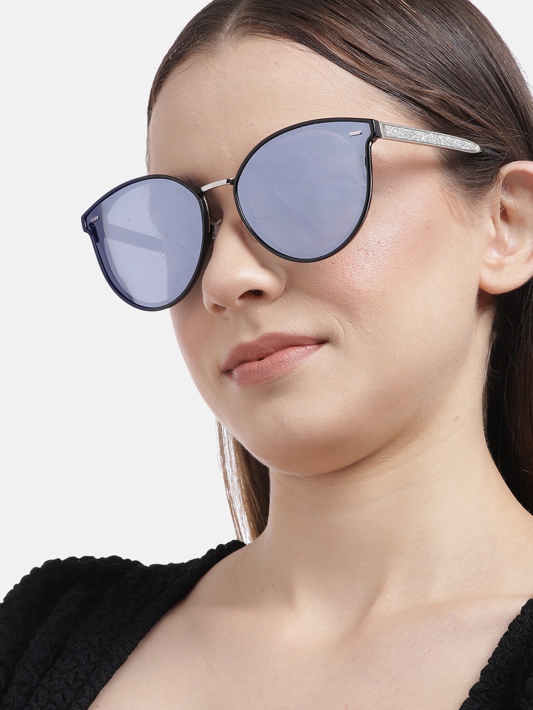 

Carlton London Women Cateye Sunglasses with UV Protected Lens CLSW230, Black