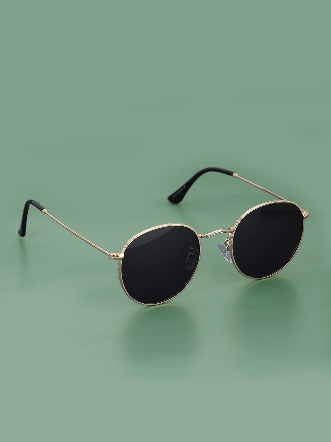 

Carlton London Women Round Sunglasses With UV Protected Lens CLSW218, Gold