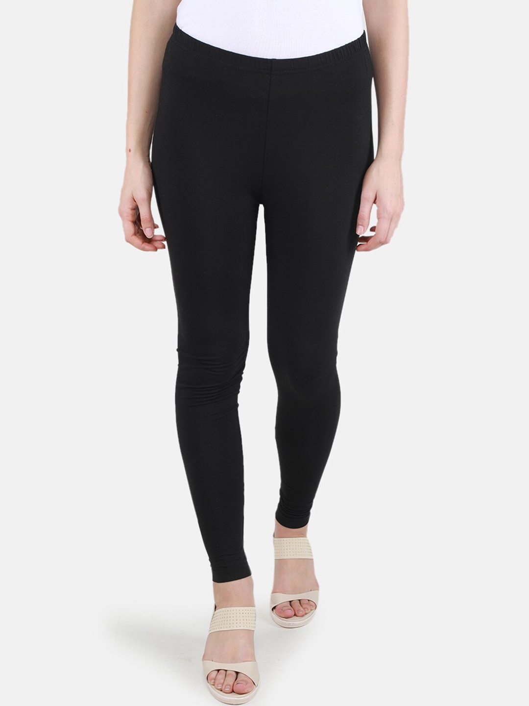 

Monte Carlo Women Churidar-Length Leggings, Black