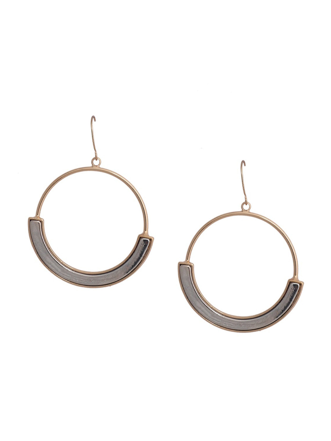 

Mali Fionna Gold-Plated Contemporary Drop Earrings