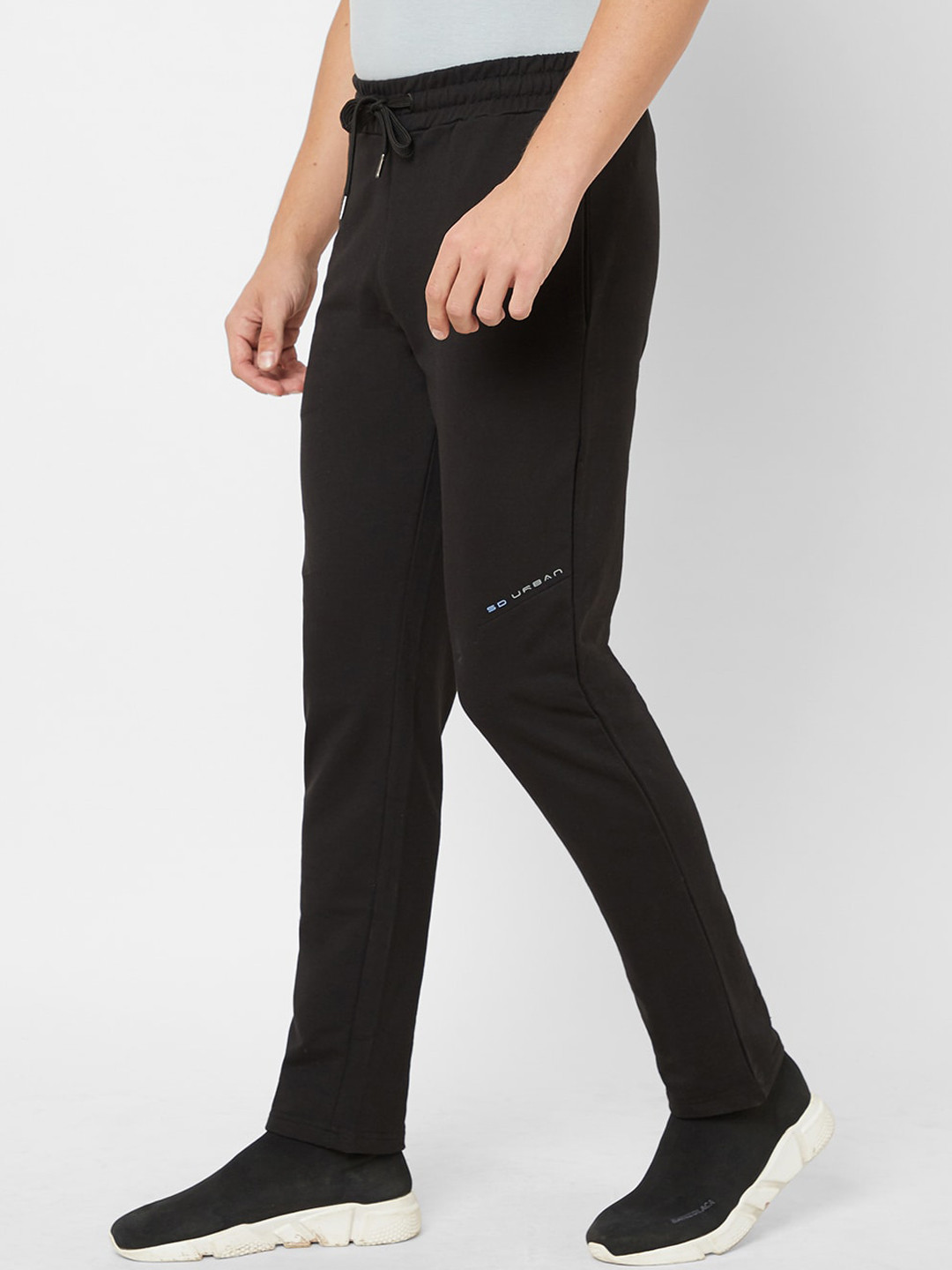 

Sweet Dreams Men Mid-Rise Track Pants, Black