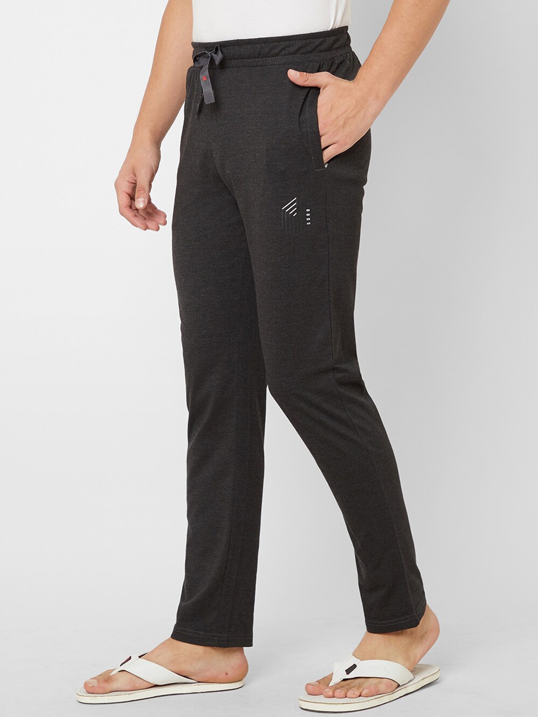 

Sweet Dreams Men Slim Mid-Rise Lounge Pants, Charcoal