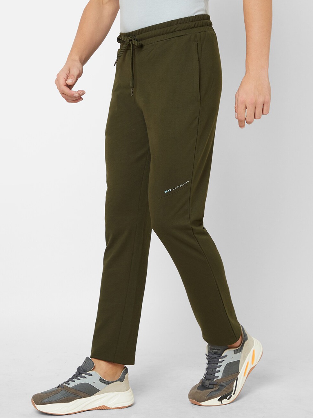 

Sweet Dreams Men Mid-Rise Track Pants, Olive