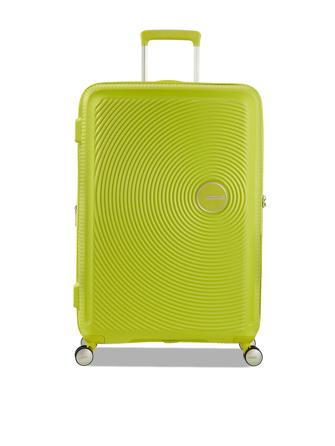 

AMERICAN TOURISTER CURIO Textured Hard Medium Suitcase, Lime green