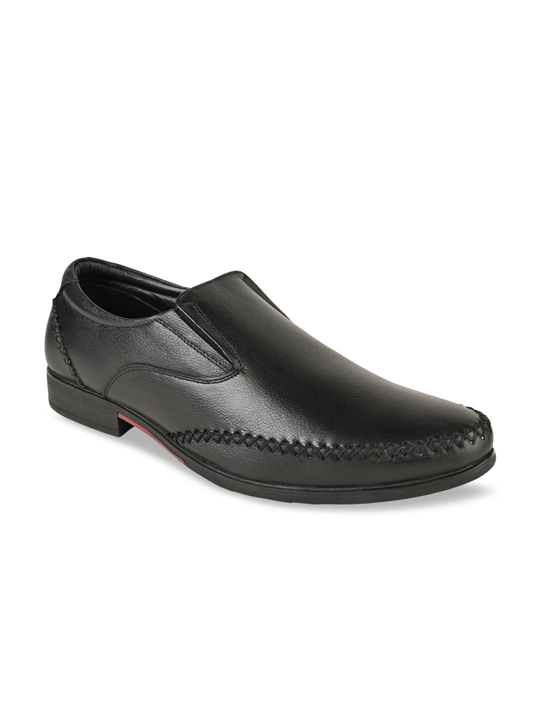 

Regal Men Leather Formal Slip-On Shoes, Black