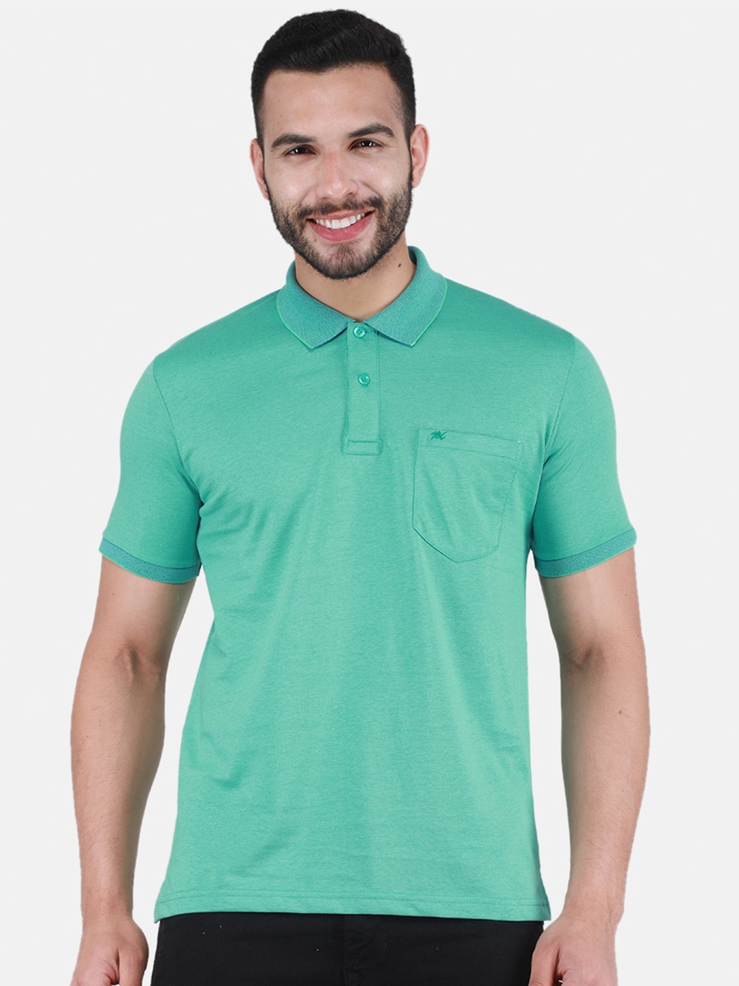 

Monte Carlo Polo Collar T-Shirt, Green