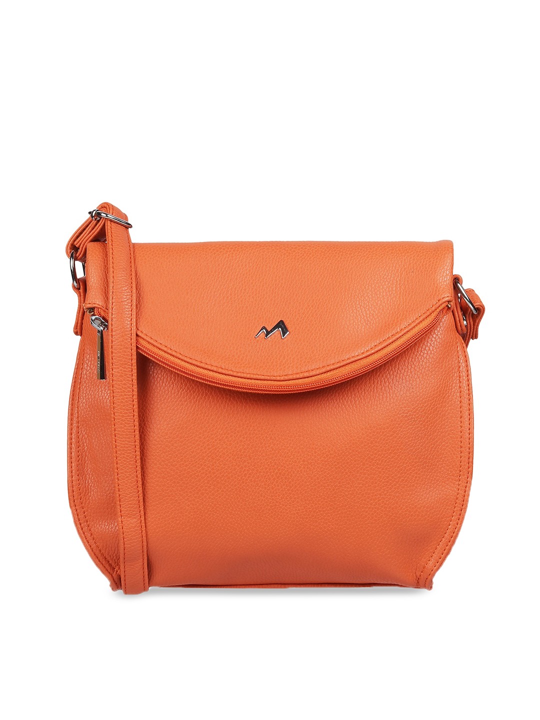 

Metro Structured Synthetic Sling Bag, Orange