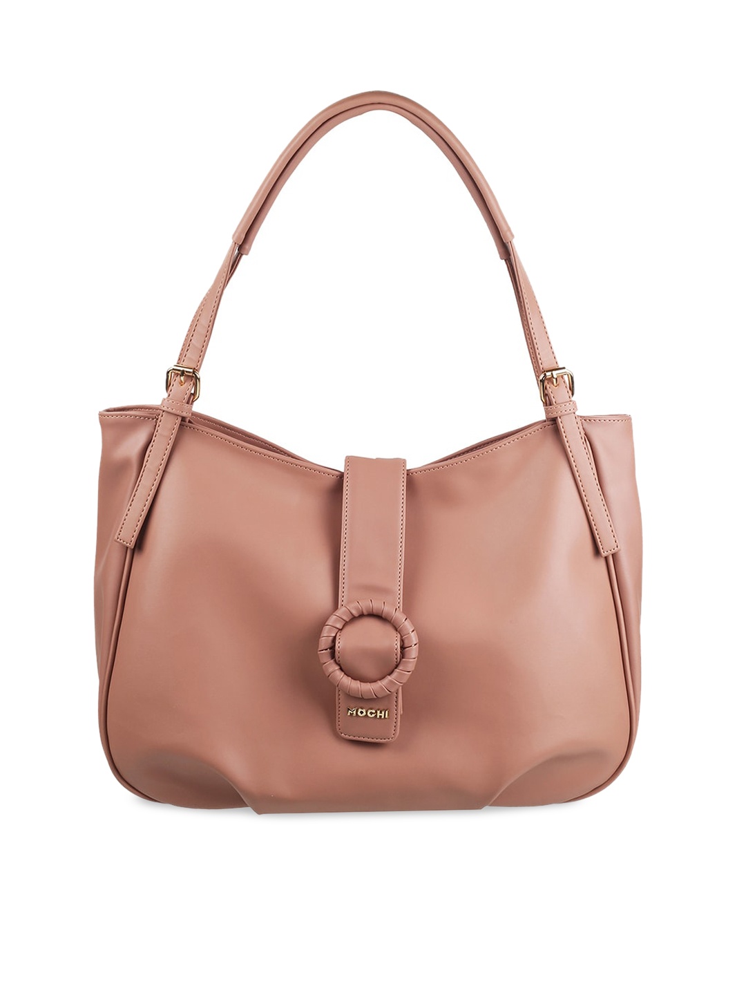 

Mochi Oversized Structured Shoulder Bag, Peach