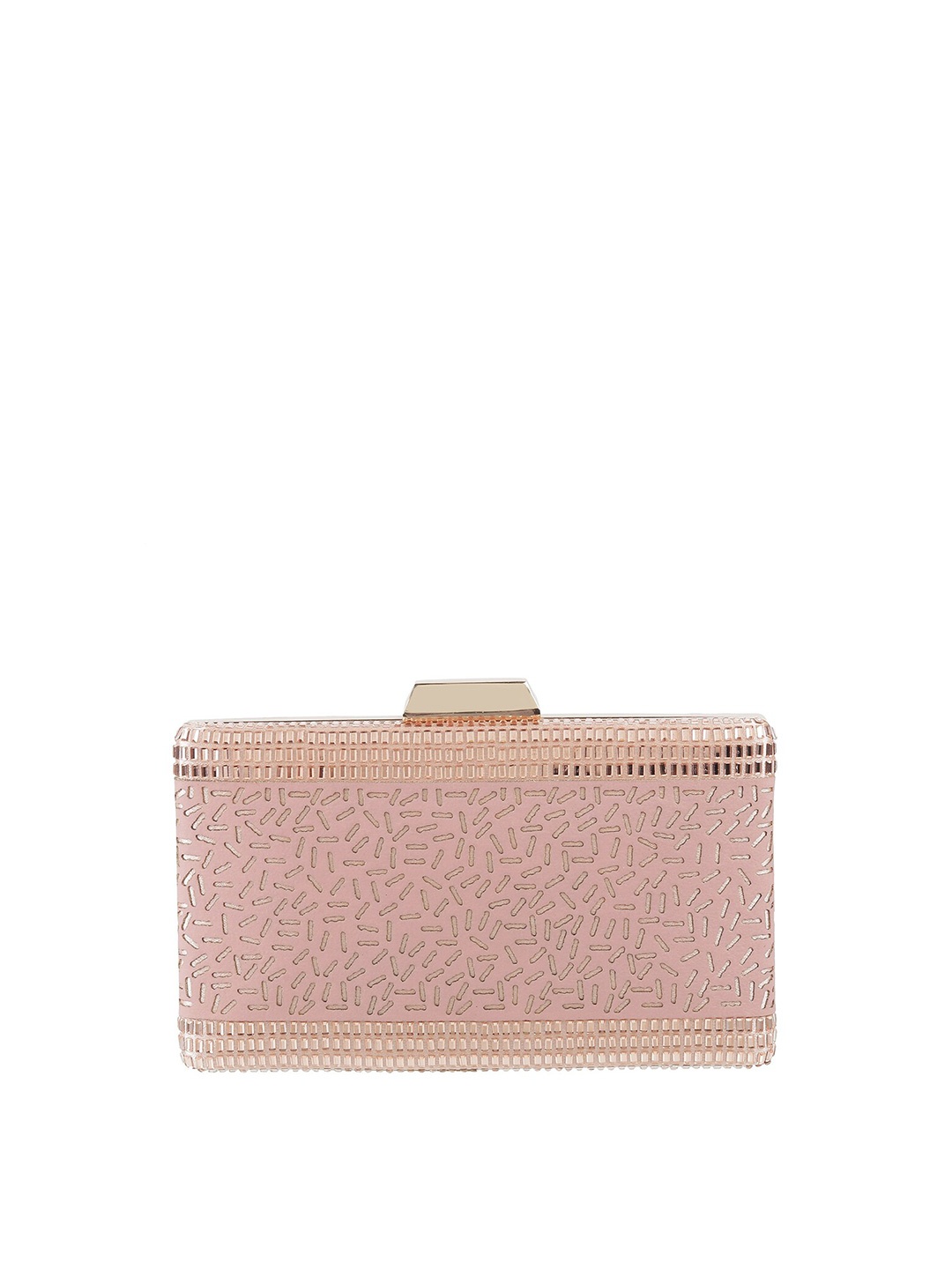 

WALKWAY by Metro Women Embellished Box Clutch, Peach