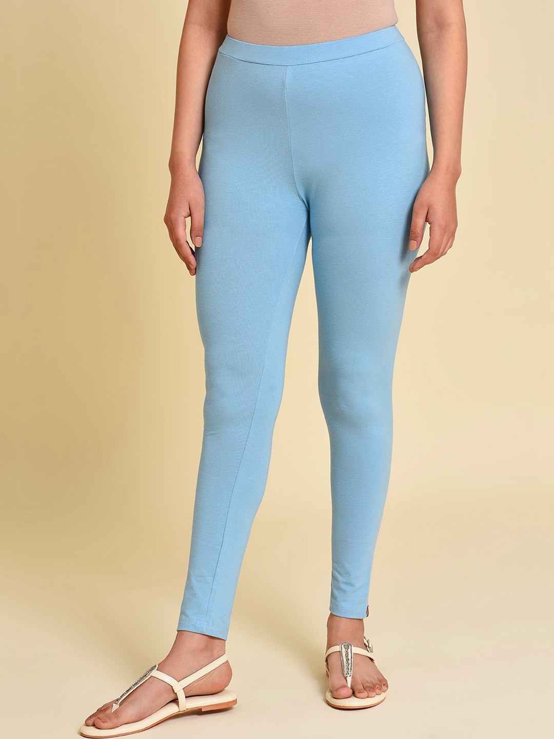 

W Women Ankle-Length Leggings, Blue