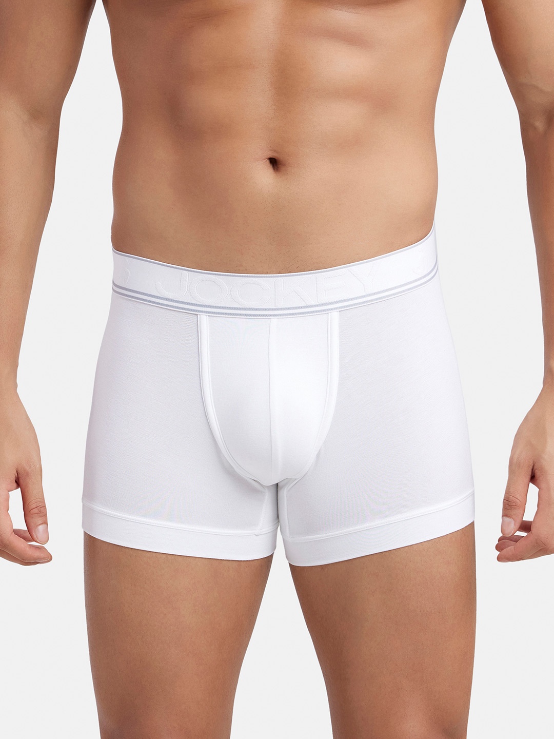 

Jockey Stretchable Trunk with Natural StayFresh Properties-HG16, White