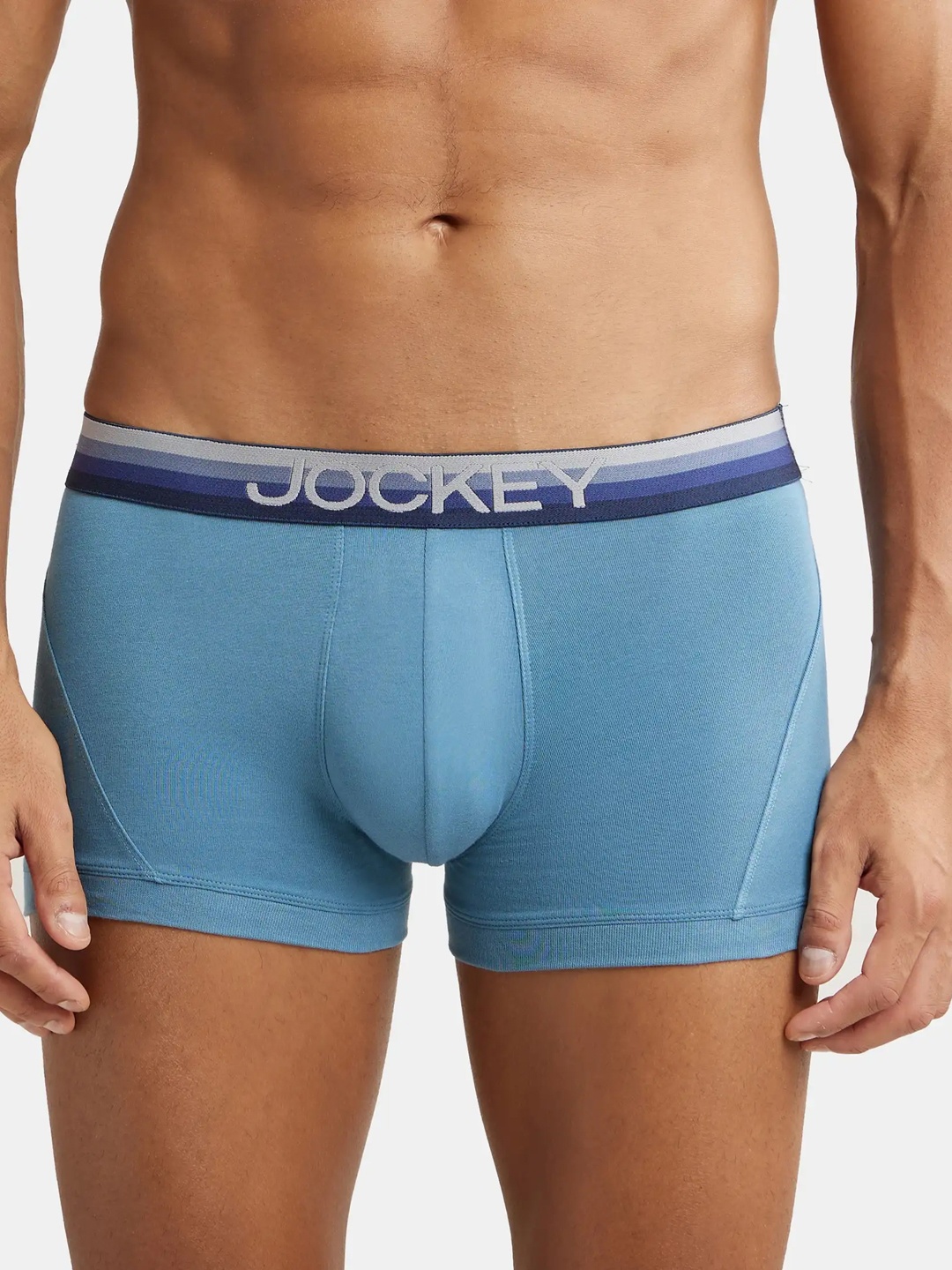 

Jockey Men Cotton Ultrasoft Trunk US20-0105-AGBLU, Blue