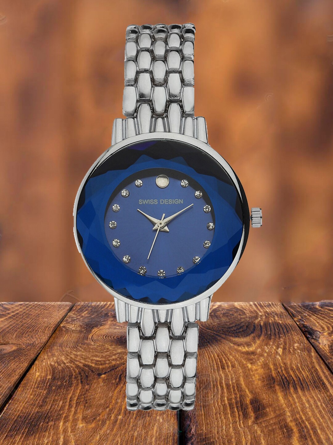 

Swiss Design Women Bracelet Style Straps Analogue Watch SDWatch-WG1, Blue
