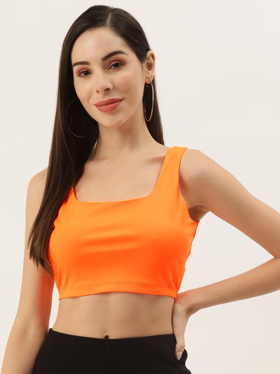 

DressBerry Bralette Crop Top, Orange