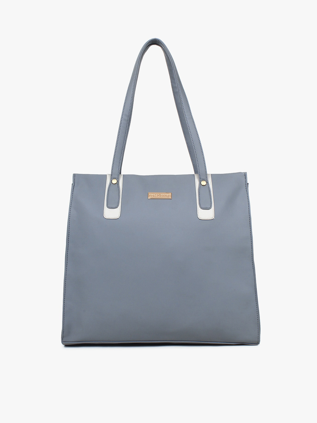 

LEGAL BRIBE Structured Shoulder Bag, Grey