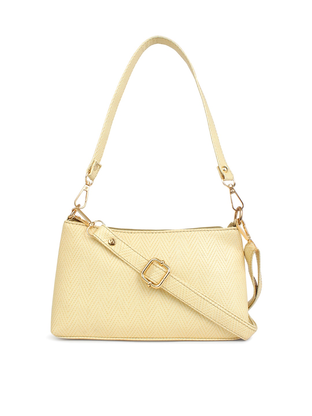 

LEGAL BRIBE Structured Shoulder Bag, Beige