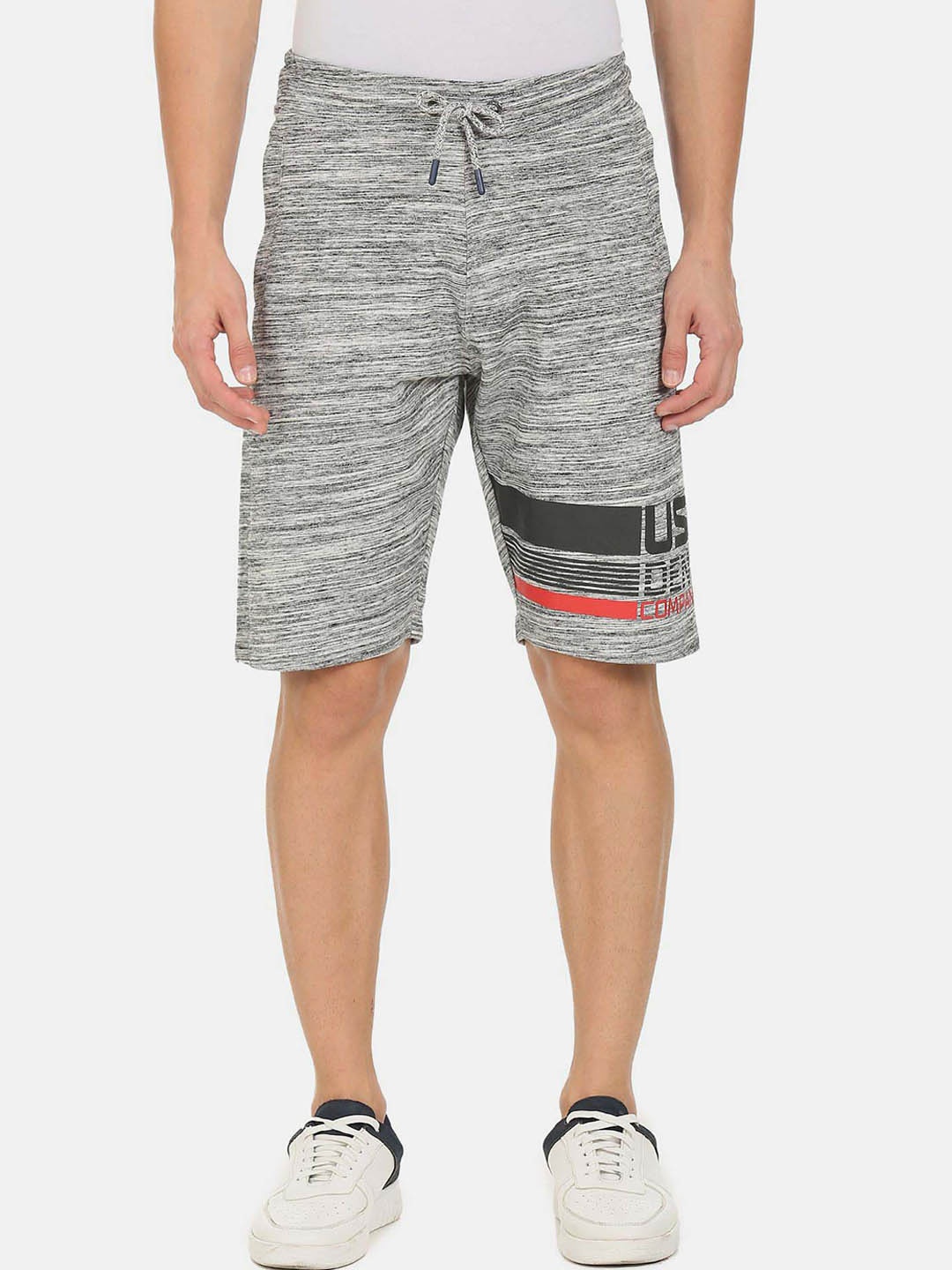 

U.S. Polo Assn. Men Mid-Rise Shorts, Grey