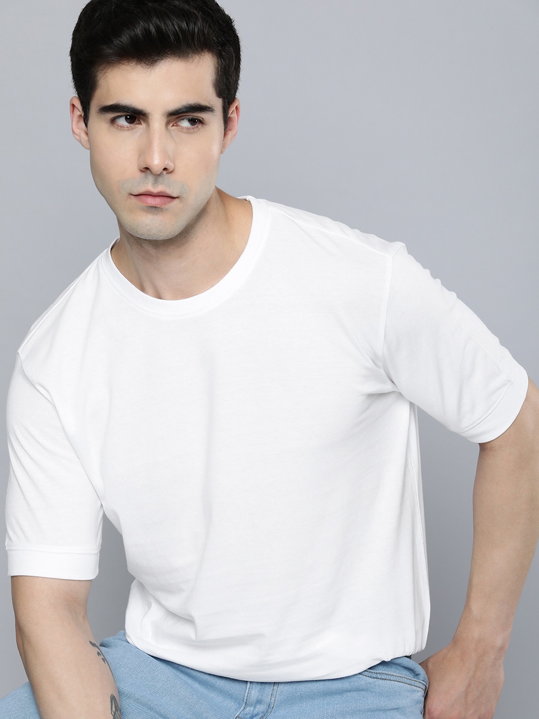 

ether Solid T-shirt, White